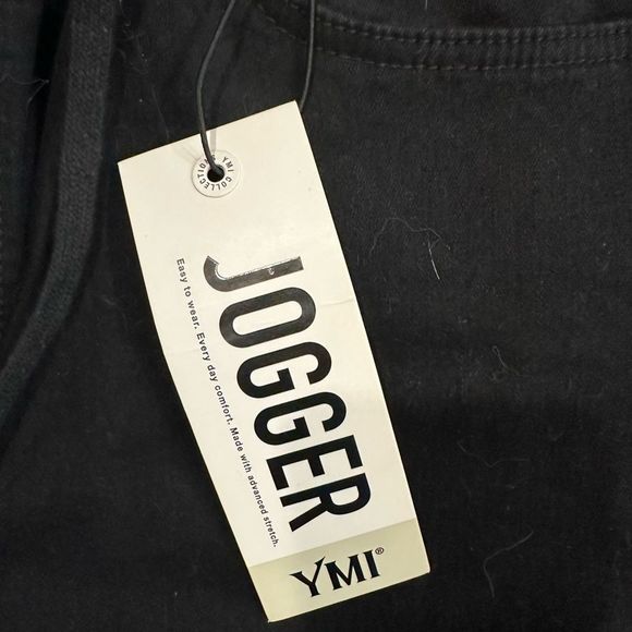 YMI High Rise Ankle Distressed Joggers NWT - Picture 5 of 7